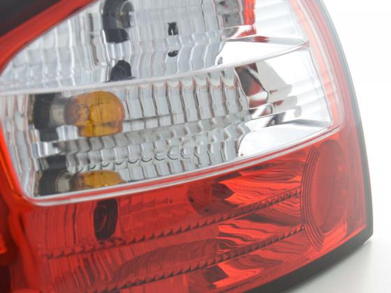 Rückleuchten Set Audi A6 Limo Typ 4B  97-03 rot/weiß