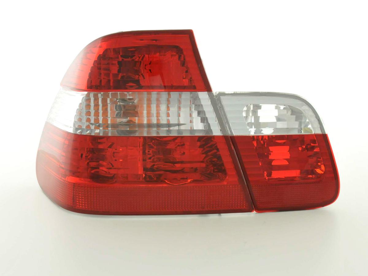 Rückleuchten Set BMW 3er Limo Typ E46  98-01 weiß/rot