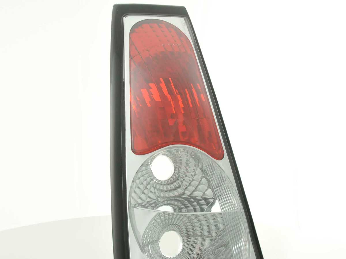 Taillights set Fiat Punto type 176 93-99 chrome