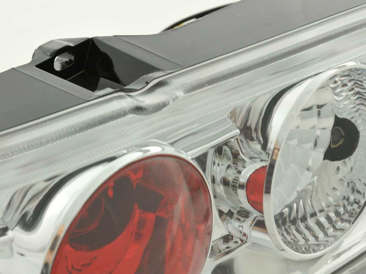 Taillights set Fiat Seicento type 187 98-07 chrome