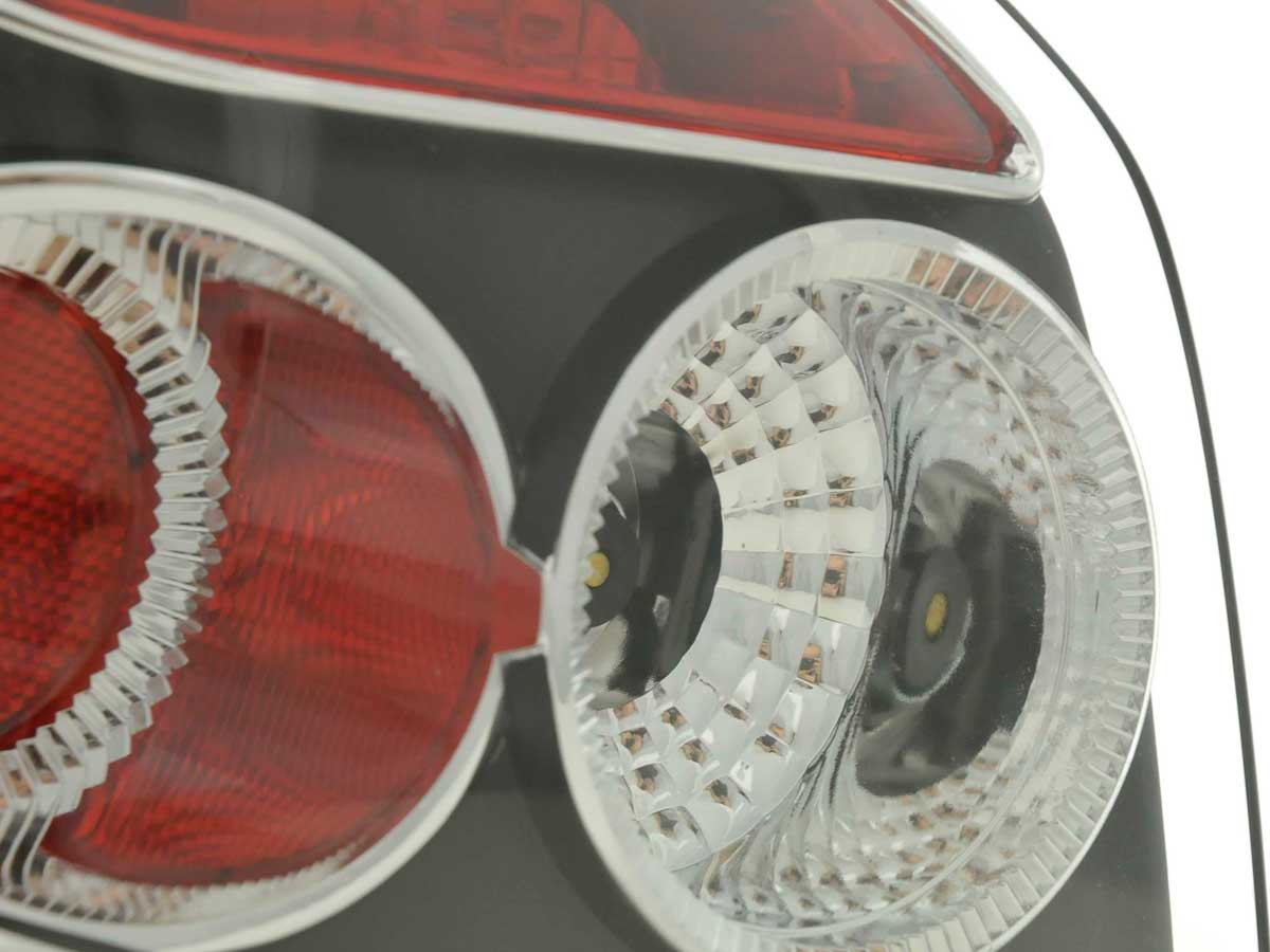 Taillight set Ford Fiesta 3-door type MK3 92-95 black
