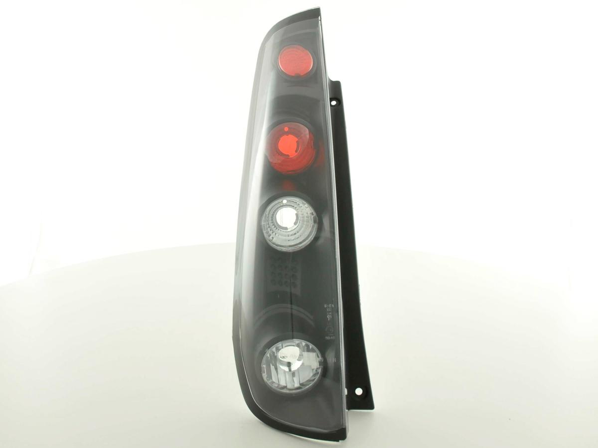 Taillights set Ford Fiesta type JH1 JD3 3-dr. 02-05 black