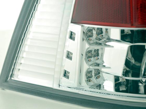 LED taillights set Mercedes M-Class type W163 98-05 chrome