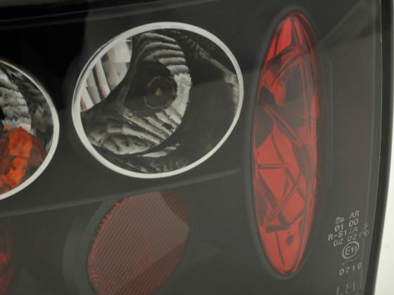 Taillights set Opel Astra F 91-98 black