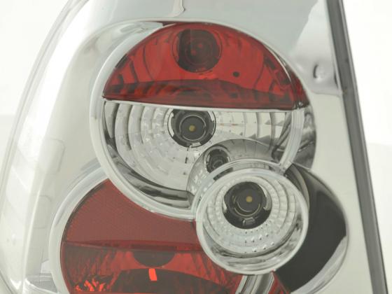 Taillights set Opel Zafira type T98 99-04 black
