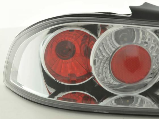 Taillights set Renault Clio Type B 98-01 chrome