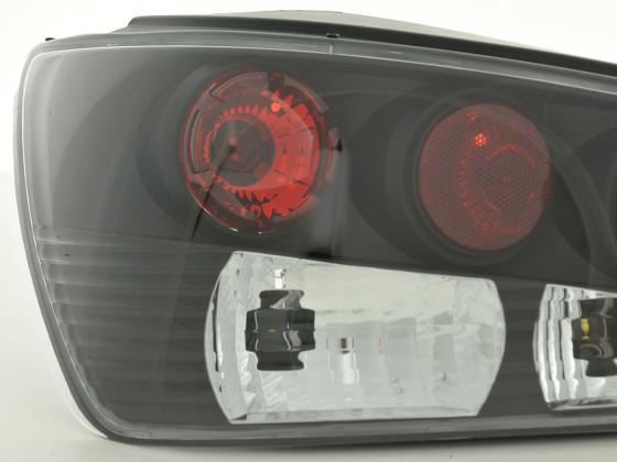 Taillights set Renault Clio Type B 01-04 black