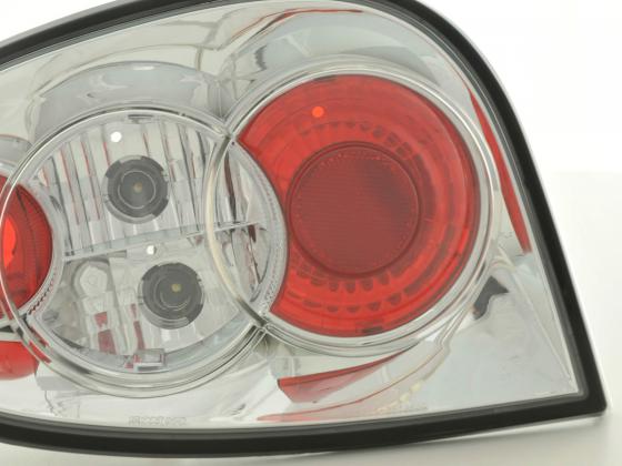 Taillights set Renault Megane 3-door type DABALAKAEA 99-02 chrome