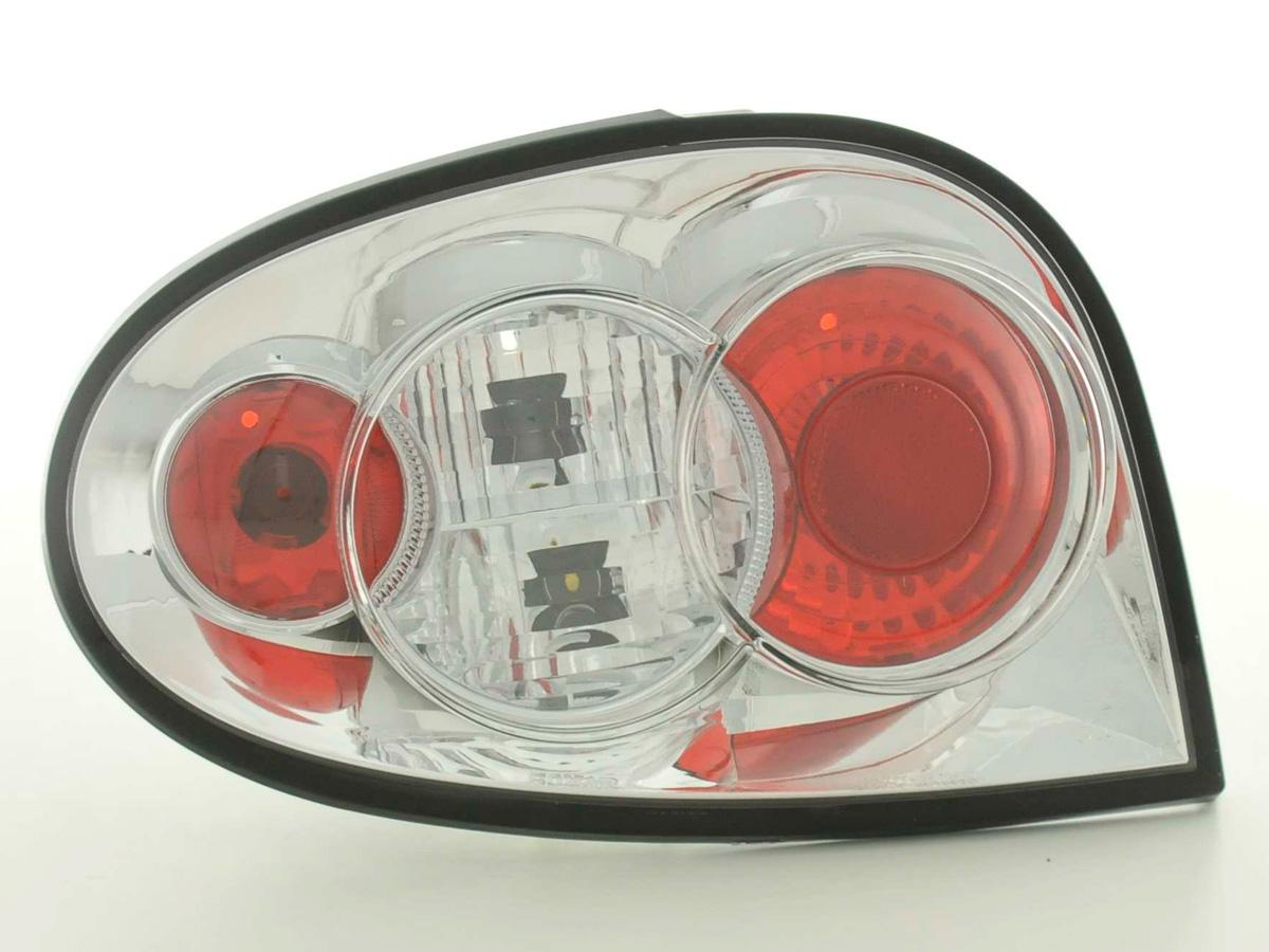 Taillights set Renault Megane 3-door type DABALAKAEA 99-02 chrome