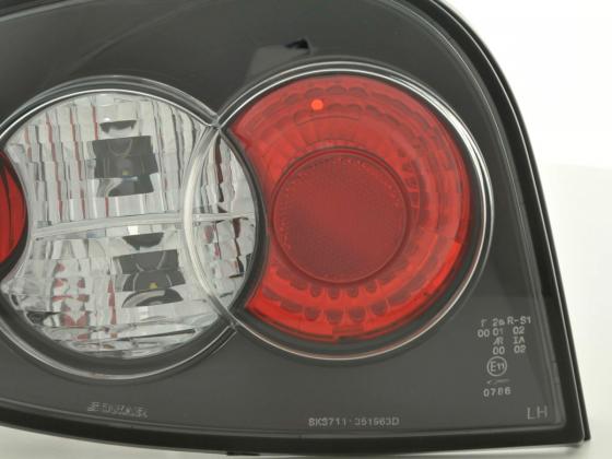 Taillights set Renault Megane 5-door type DABALAKAEA 99-02 black