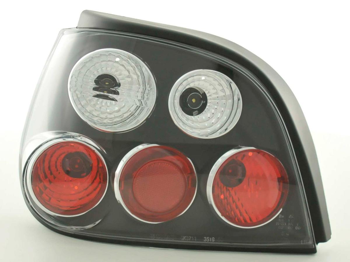 Taillights set Renault Megane 5-door type DABALAKAEA 99-02 black