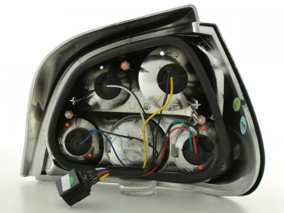 Taillights set Renault Megane 5-door type DABALAKAEA 99-02 black