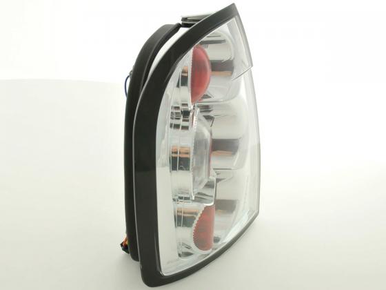 Taillights set Skoda Fabia type 6Y 99-07 chrome