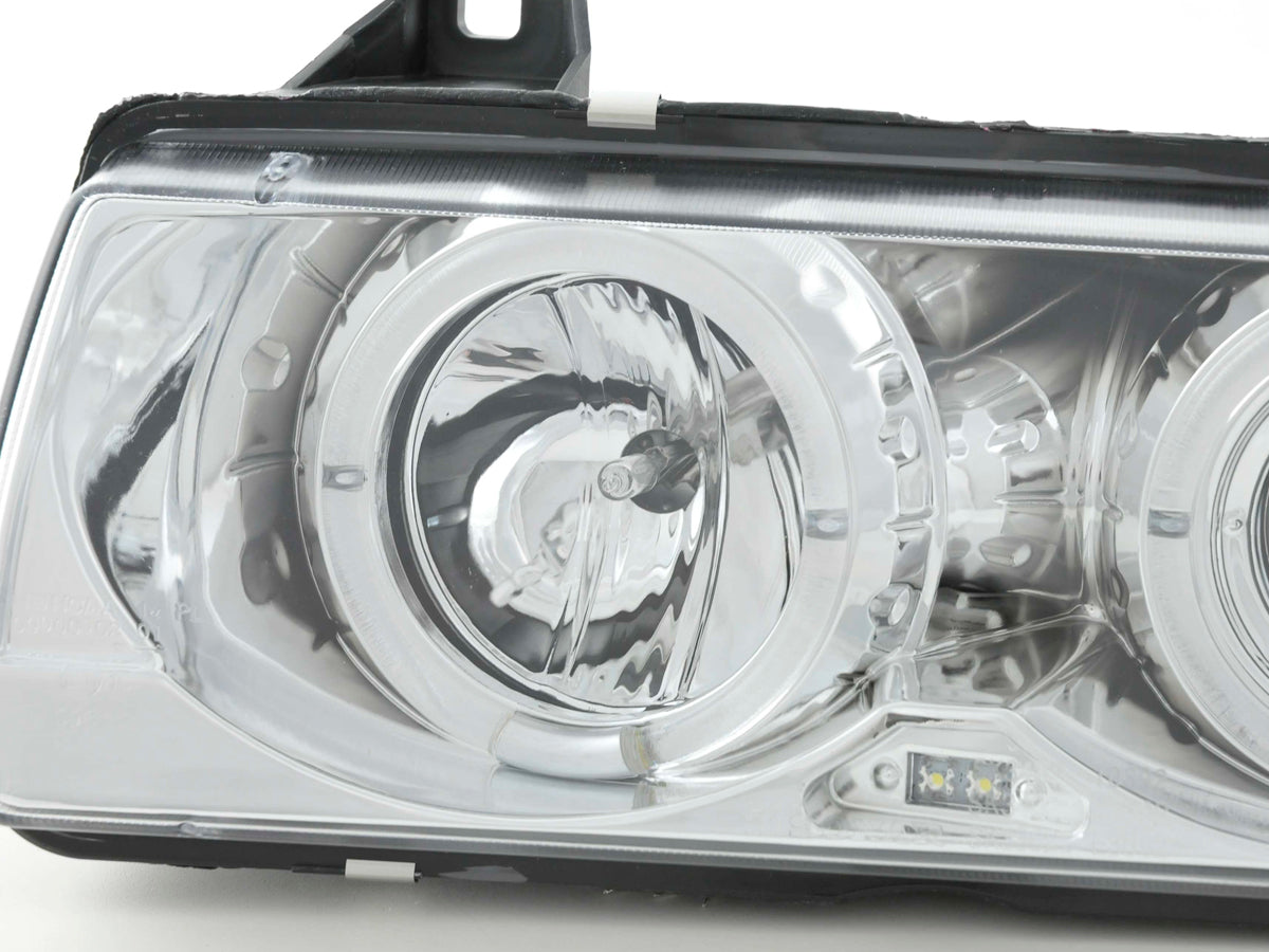 Headlight set BMW 3 Series Limousine Type E36 92-98 chrome