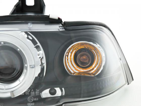 Headlight set BMW 3 Series Coupe Type E36 92-98 black
