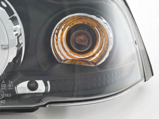 Headlight set BMW 3 Series Coupe Type E36 92-98 black