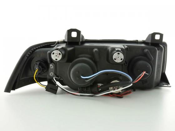 Headlight set BMW 3 Series Coupe Type E36 92-98 black