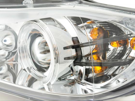 Headlight set BMW 3 Series Type E90/E91 05-08 chrome