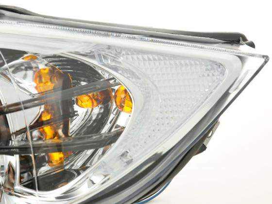 Headlight set BMW 3 Series Type E90/E91 05-08 chrome