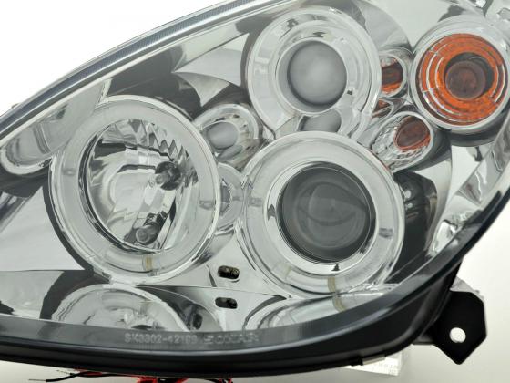 Headlight set Citroen Xsara type N7 00-05 chrome