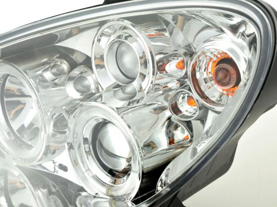 Headlight set Citroen Xsara type N7 00-05 chrome