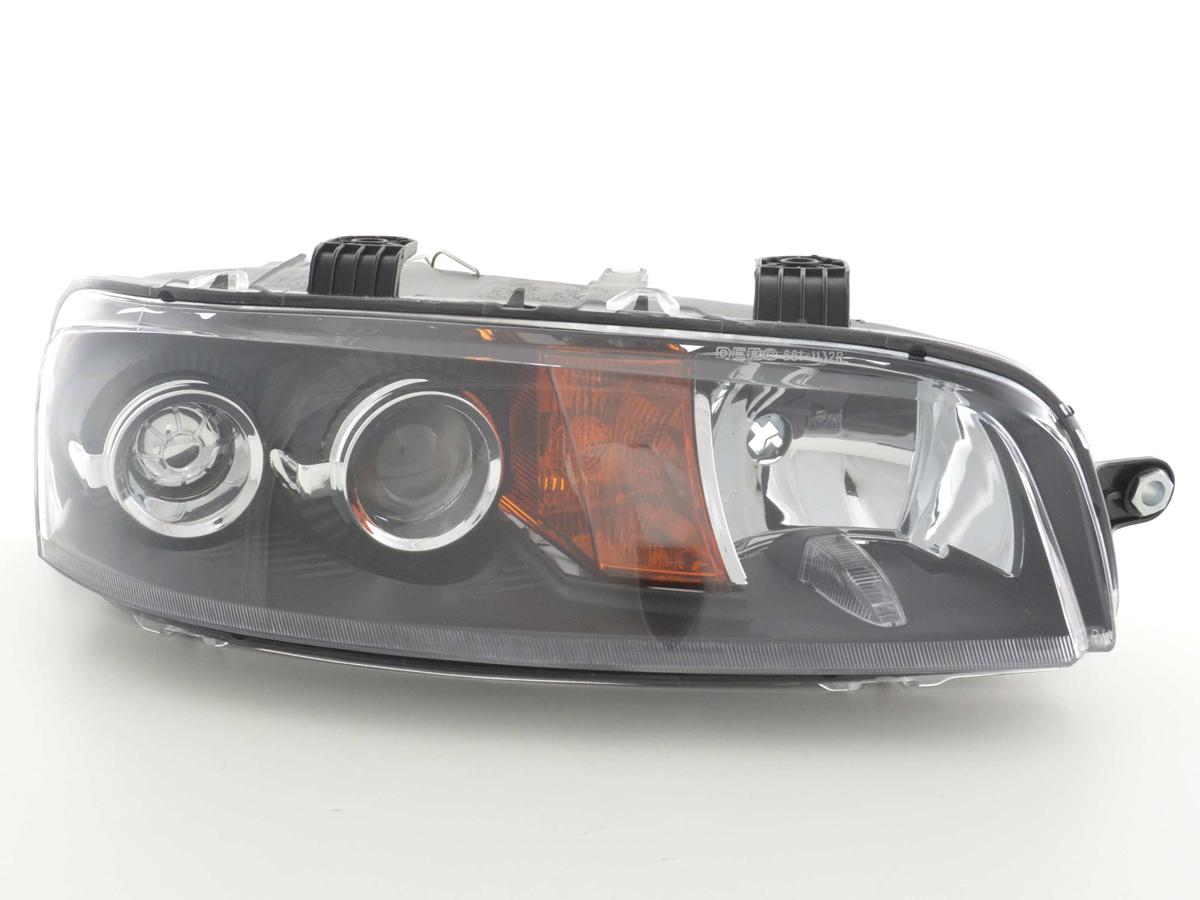Headlight set Daylight LED DRL look Alfa Romeo 156 Type 932 98-02 chrome
