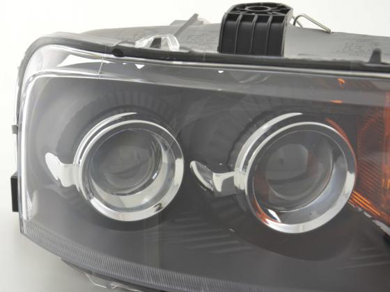 Scheinwerfer Set Daylight LED TFL-Optik Alfa Romeo 156 Typ 932  98-02 schwarz