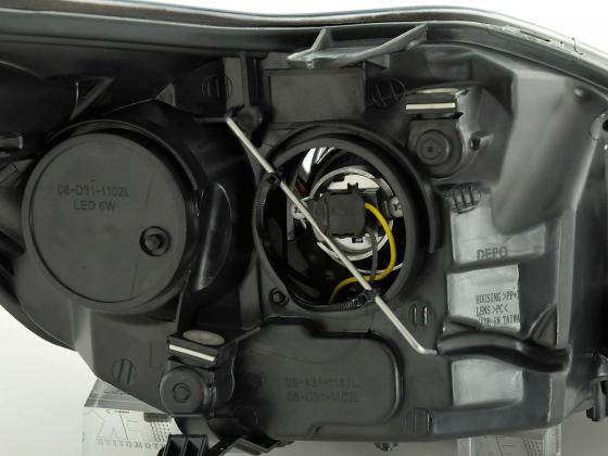 Scheinwerfer Set Ford Focus 2 Typ C307  08-10 chrom