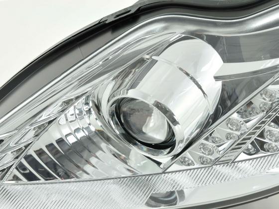 Scheinwerfer Set Ford Focus 2 Typ C307  08-10 chrom