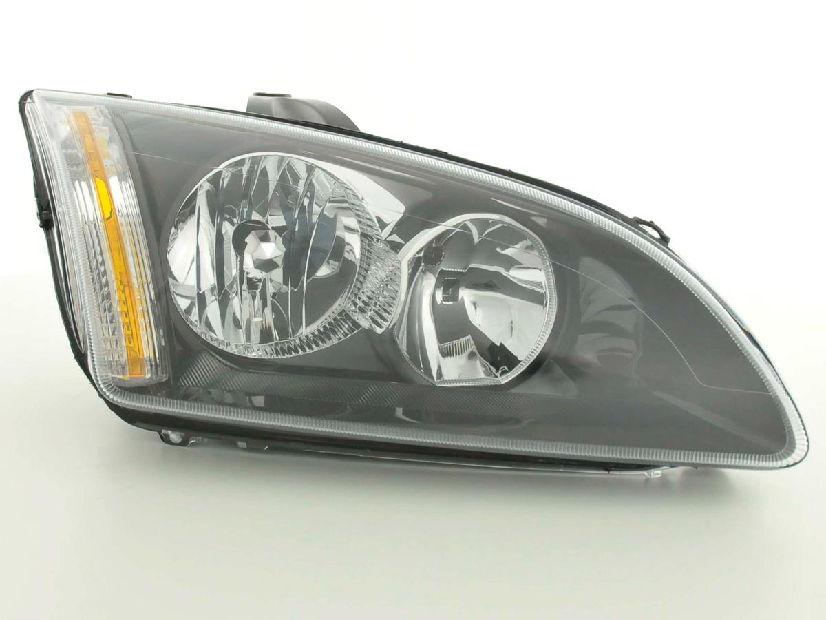 Headlight set Daylight LED DRL look Opel Zafira A 99-04 black