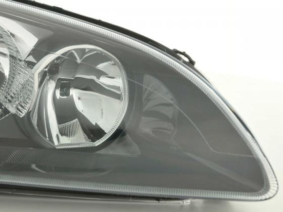 Headlight set Daylight LED DRL look Opel Zafira A 99-04 black