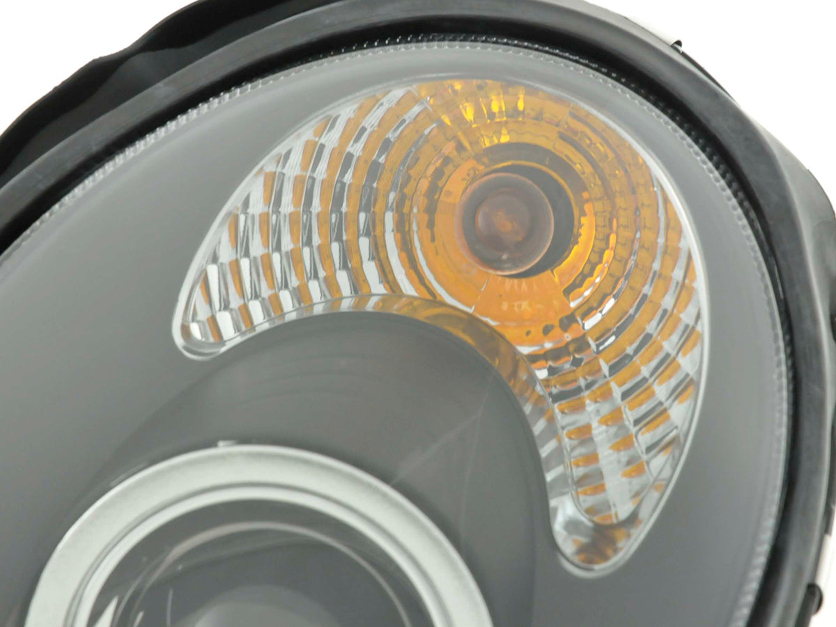 Headlight set Mercedes C-Class type W203 00-07 black
