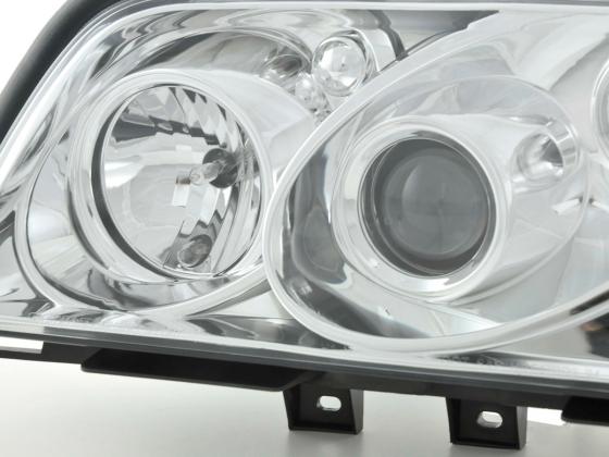 Headlight set Mercedes C-Class type W202 chrome