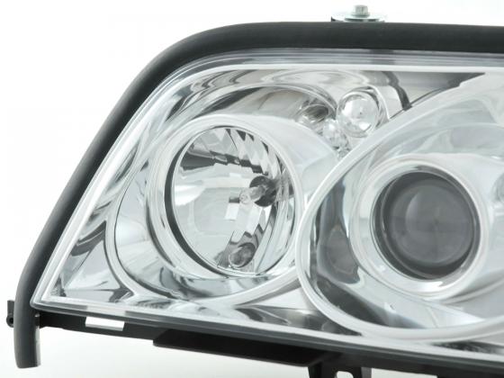 Headlight set Mercedes C-Class type W202 chrome