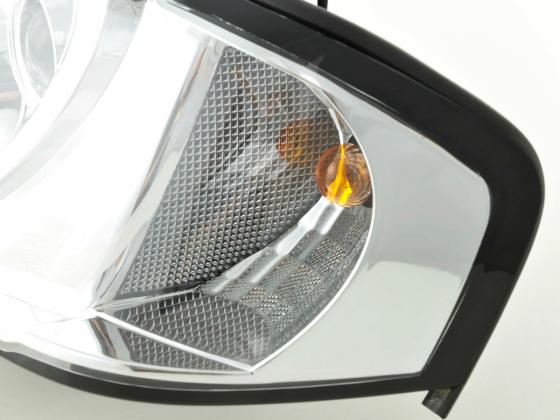 Headlight set Mercedes C-Class type W202 chrome