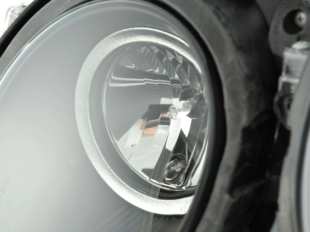 Headlight set Mercedes E-Class type W210 99-01 black