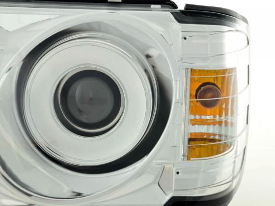 Headlight set Mercedes E-Class type W124 94-96 chrome