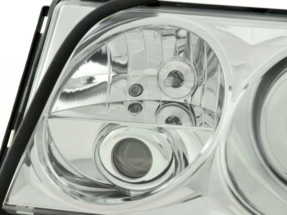 Headlight set Mercedes E-Class type W124 94-96 chrome