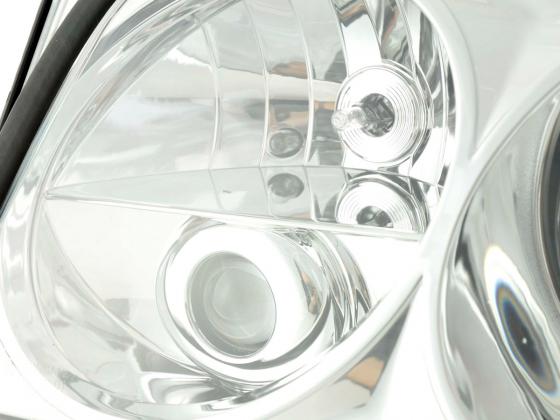 Headlight set Mercedes E-Class type W124 94-96 chrome