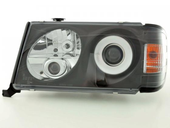 Headlight set Mercedes E-Class type W124 85-93 black