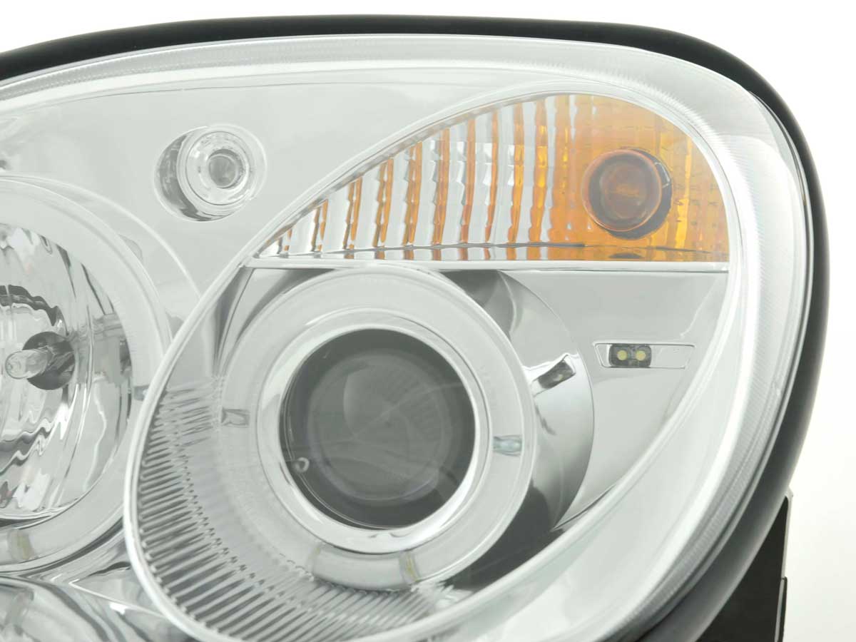 Headlight set Mercedes SLK type R170 96-97 / 01-02 chrome