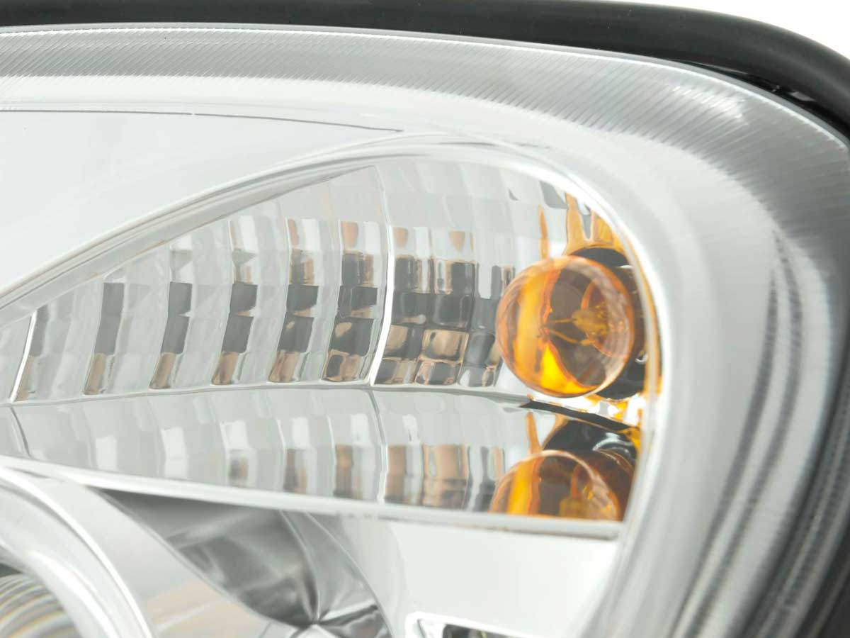 Headlight set Mercedes SLK type R170 96-97 / 01-02 chrome
