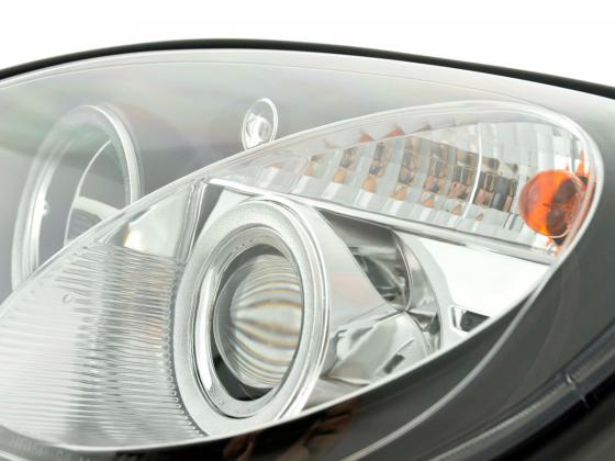 Headlight set Mercedes SLK type R170 96-97 / 01-02 black