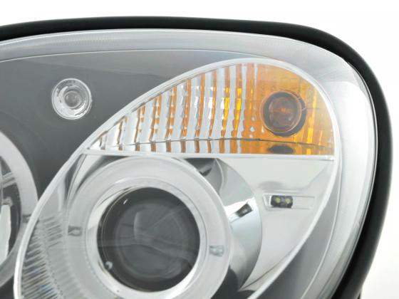 Headlight set Mercedes SLK type R170 96-02 black