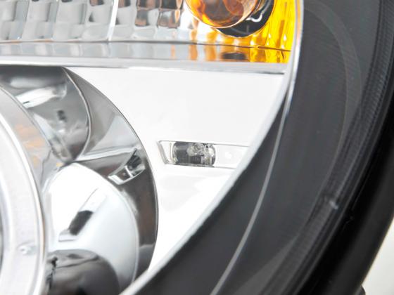 Headlight set Mercedes SLK type R170 96-02 black