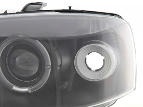 Headlight set Opel Astra G 98-03 black