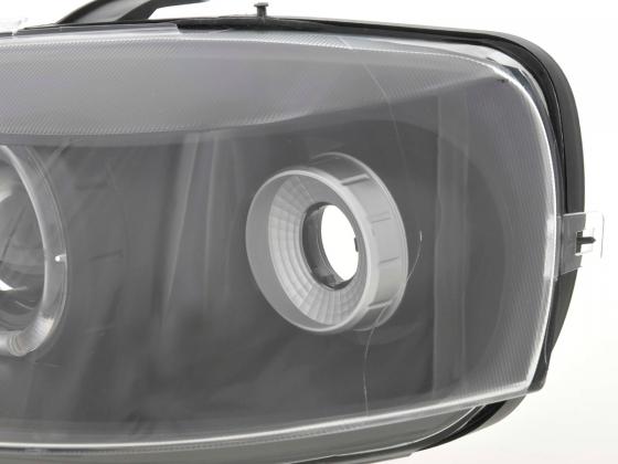Headlight set Opel Astra G 98-03 black