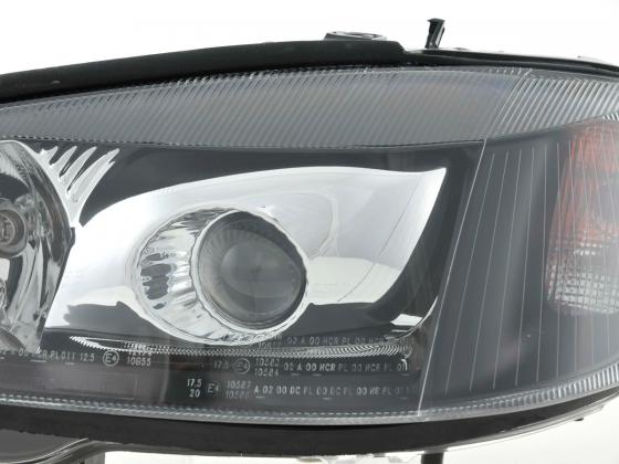 Headlights Opel Astra G 98-03 black