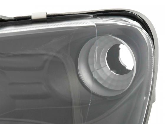 Headlight set Peugeot 106 96-03 black