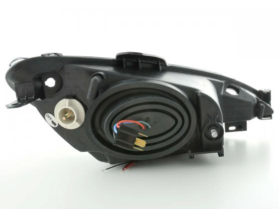 Scheinwerfer Set Peugeot 206  98-03 schwarz